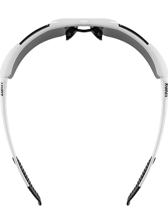 Uvex Sportstyle 223 Ανδρικά Γυαλιά Ηλίου με Ασημί Κοκκάλινο Σκελετό και Γκρι Φακό S5309828816