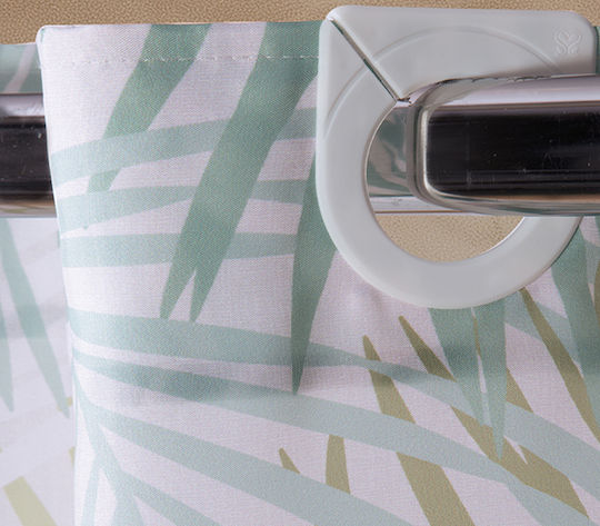 Nef-Nef Homeware Amazon Shower Curtain 180x180cm Green