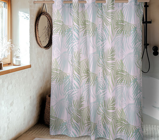 Nef-Nef Homeware Amazon Shower Curtain 180x180cm Green