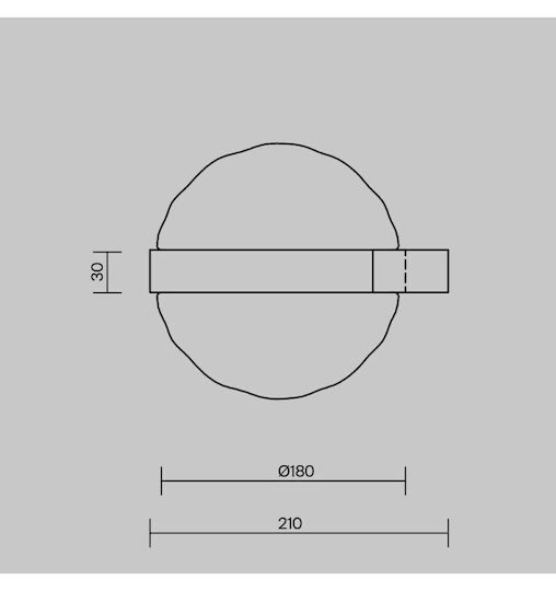 Maytoni Wandmontierte Außenleuchte LED 6W