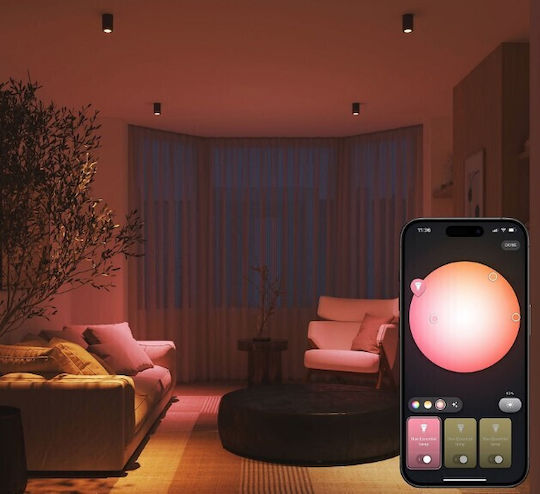 Philips Smart Λάμπα LED 4.7W για Ντουί GU10 Θερμό Λευκό 345lm