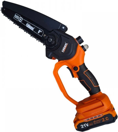Finder Battery Chainsaw 2x2Ah 21V with Blade 20.32cm