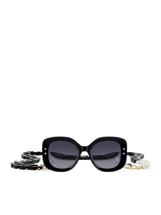 Carolina Herrera Sunglasses Μαύρα with Acetate Frame & Gray Lens Carolina Herrera Sunglasses Μαύρα with Acetate Frame & Gray Lens