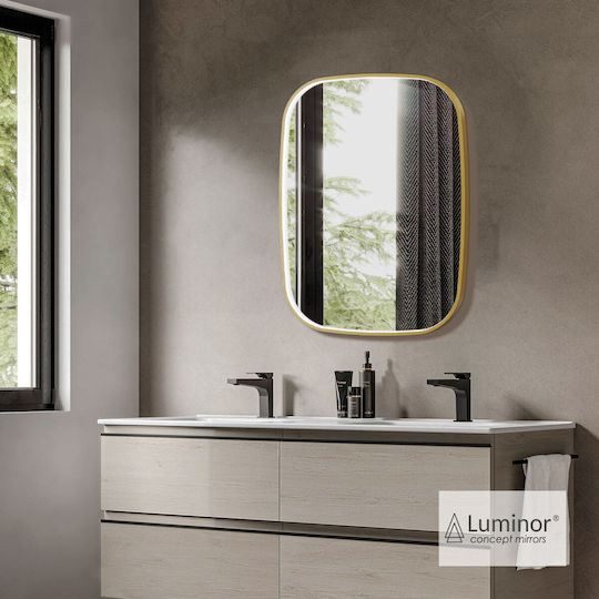 Luminor FIZ6080-221 Καθρέπτης Lumini LED 60x80cm Auriu