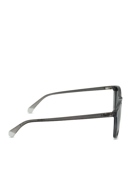 Polaroid Men's Sunglasses with Gray Plastic Frame and Green Polarized Lens PLD4139/S KB7/UC