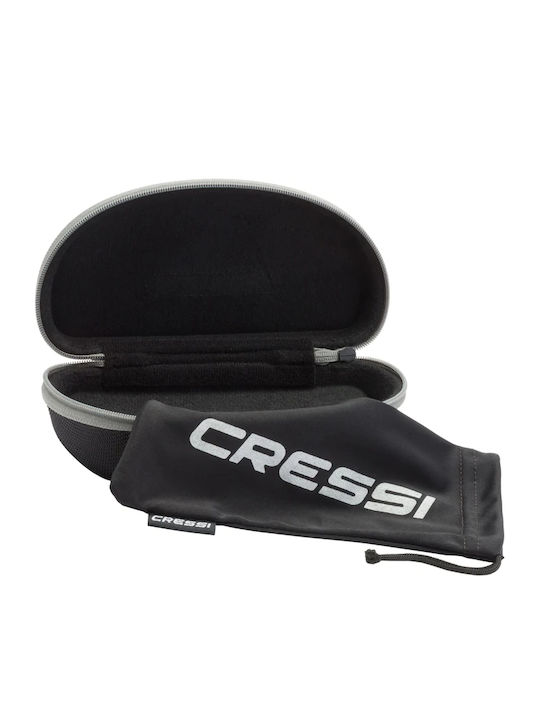 CressiSub Ninja Men's Sunglasses with Black Plastic Frame and Black Lens DB100002