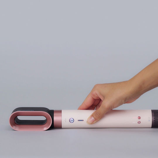 Dyson Hs09 Airwrap Co-anda2x Straight + Wavy Electric Hair Brush with Air for Hair Straightening and Curls 1700W Pink / Rose Gold