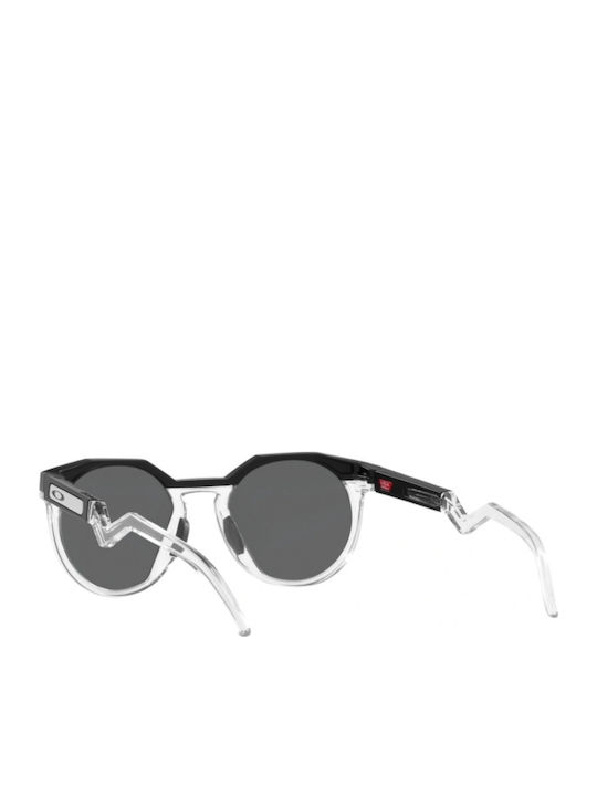 Oakley HSTN Men's Sunglasses with Multicolour Plastic Frame and Black Polarized Lens OO9242-05