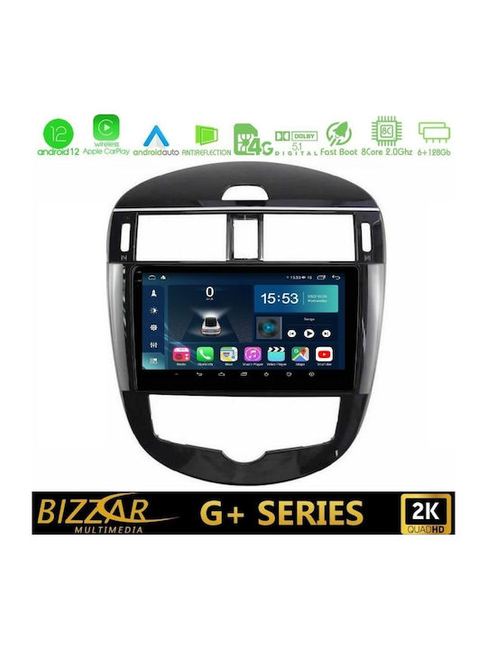 Bizzar Car Audio System for Nissan Pulsar 2015-2018 (Bluetooth/USB/WiFi/GPS/Apple-Carplay/Android-Auto) with Touch Screen 9"