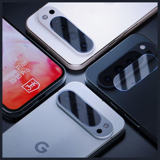 3MK Lens Protection Kameraschutz Gehärtetes Glas Transparent für das Google Pixel 10