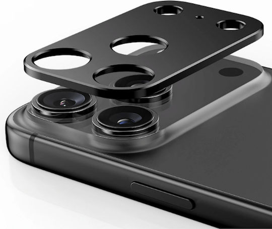 Tech-Protect Camalloy Fit+ Camera Protection Metal Frame Black for iPhone 17 Pro Max