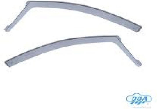 DGA Set of Windbreakers Front Car Dark Fime for Volkswagen Touran 2pcs