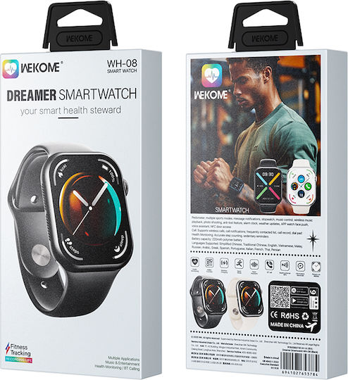 WK WH-08 Smartwatch (Μαύρο)