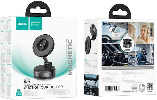 Hoco Suport Auto pentru Telefon cu magnet Neagră