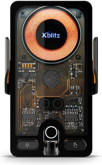 Xblitz Βάση Κινητού Αυτοκινήτου με Ρυθμιζόμενα Άγκιστρα Μαύρη