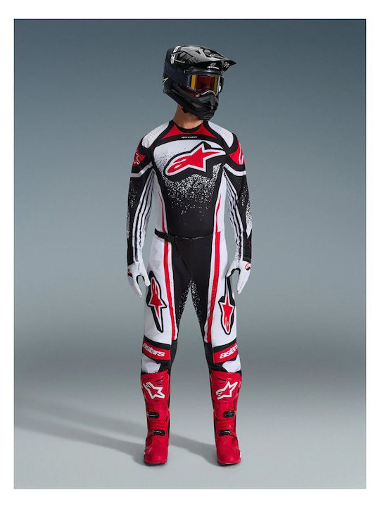 Μπλούζα Μηχανής Alpinestars Techstar Nomur Black White Red
