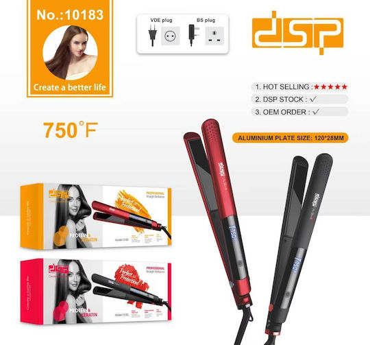 DSP 10183 564346 Haarglätter mit Keramikplatten 50W