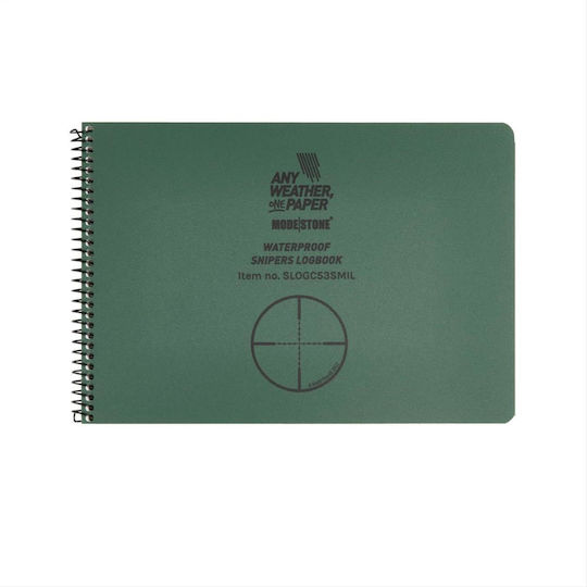 Modestone Carnet cu Puncte și Suport pentru Stilou Verde