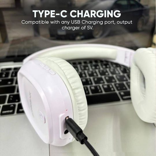 Sonic Gear Airphone 5 (2025) Wireless / Wired Over Ear Headphones with 10 hours of Operation Raindrop