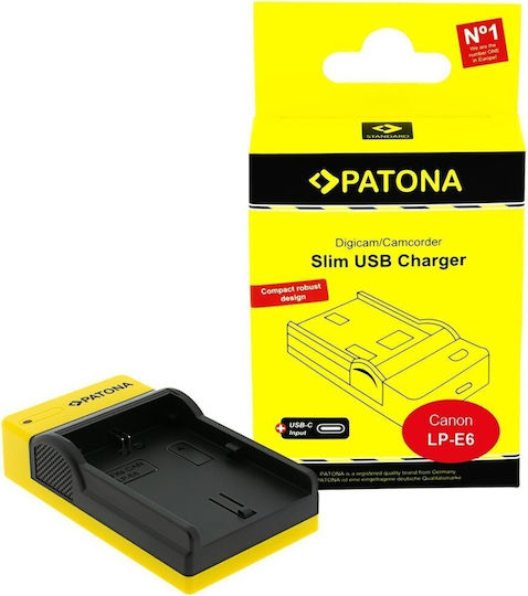 Patona Sens unic Încărcător de baterii Compatibil cu Canon
