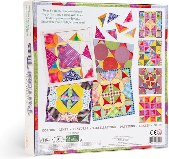 Игра за Творчество Eeboo Patchwork Pattern Tiles