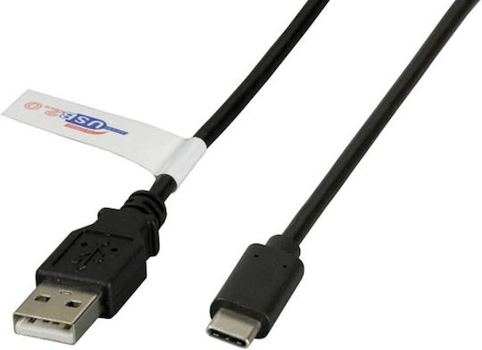 EFB USB 2.0 Cable USB-C male - USB-A 15W PD Μαύρο 1m