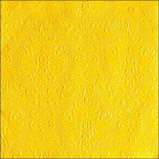 Servetele Pentru Petreceri Elegance Galbene 33x33
