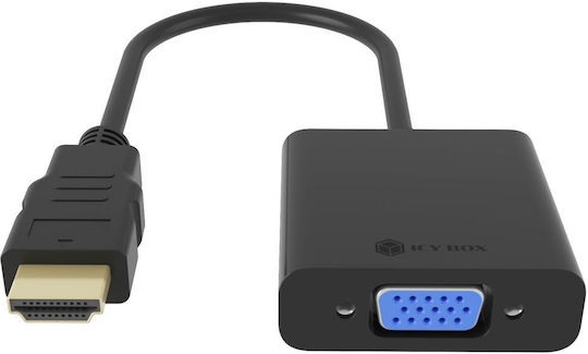 Icy Box Konverter HDMI männlich zu VGA weiblich 1Stück IB-AC502A