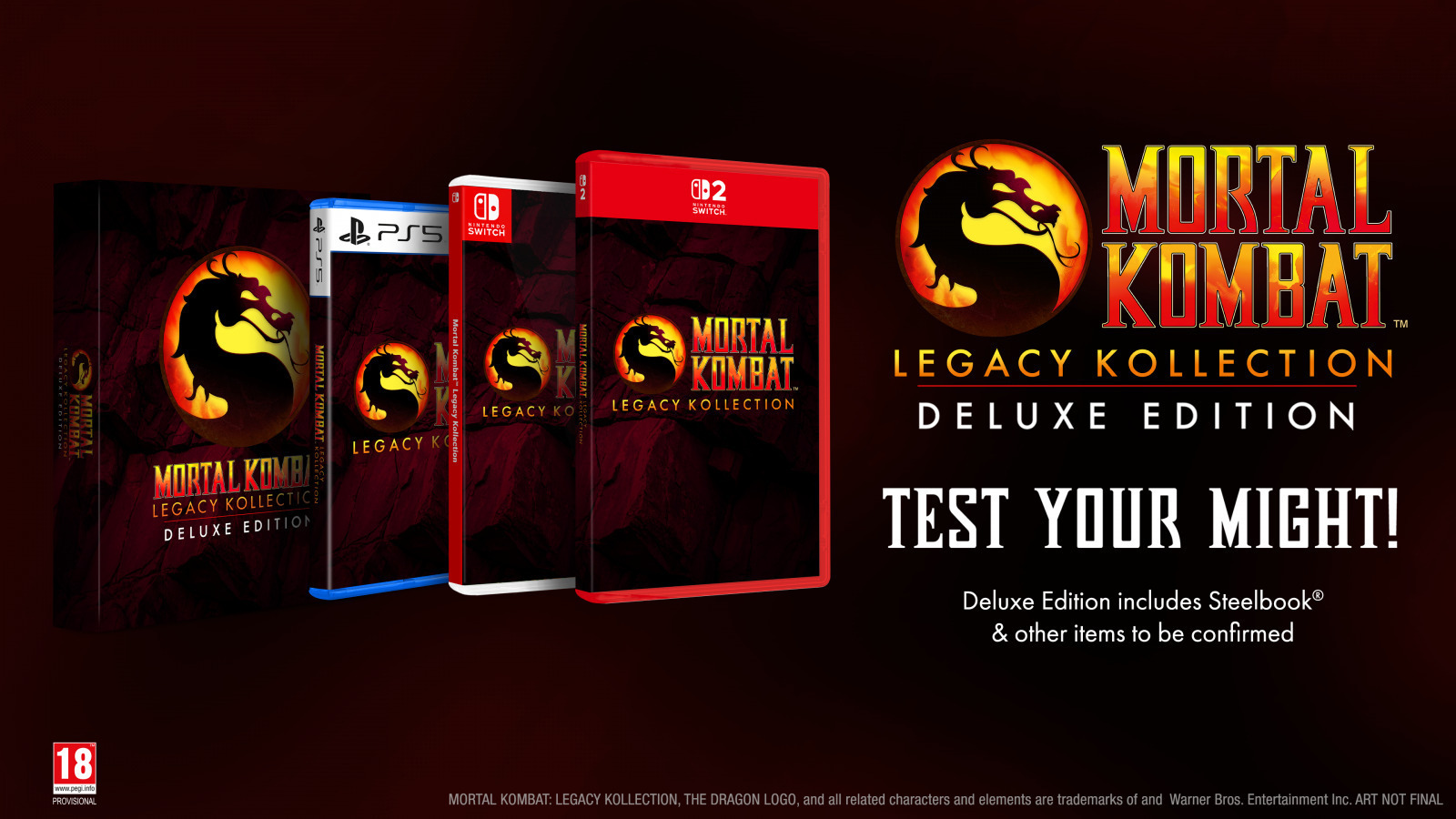 Mortal Kombat Legacy Kollection Deluxe Edition Switch Game