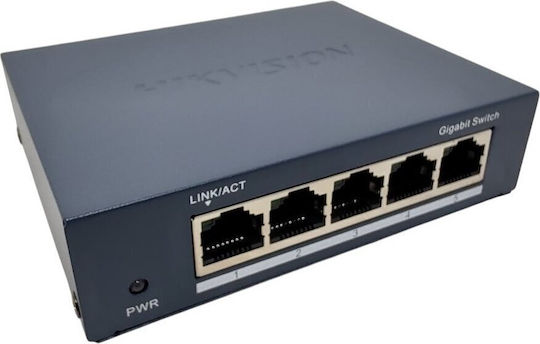 Hikvision DS-3E0505-O Unmanaged Switch with 5 Gigabit (1Gbps) Ethernet Ports