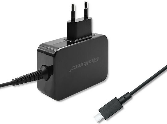 Qoltec Зарядно за лаптоп 33W 19V 1.75Спецификация за Asus с Отделяем Кабел за Захранване