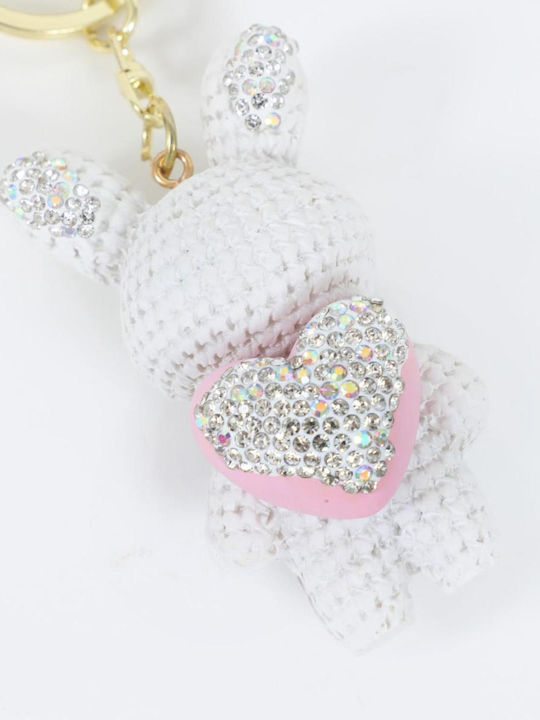 Μπρελόκ Bag Charm Άσπρο 81892