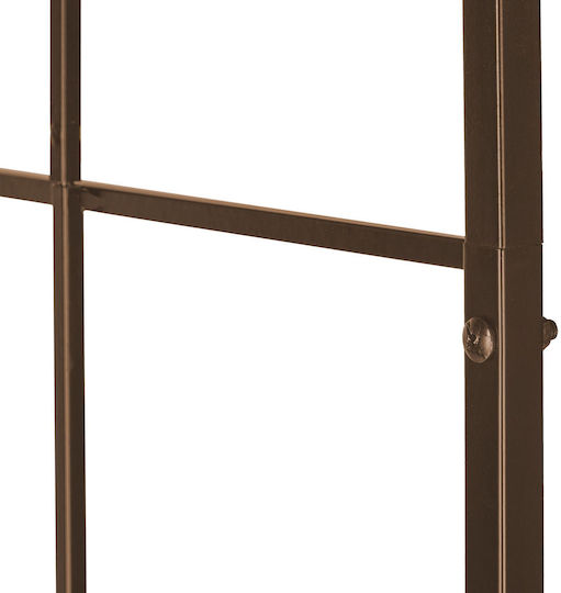 Arc Metalic De Grădină Pentru Flori Cățăritoare Bronz Dimensiuni 224 X 110 X 41 Cm Relaxdays