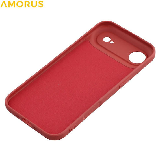 Amorus Back Cover Σιλικόνης Κόκκινο (iPhone Air)