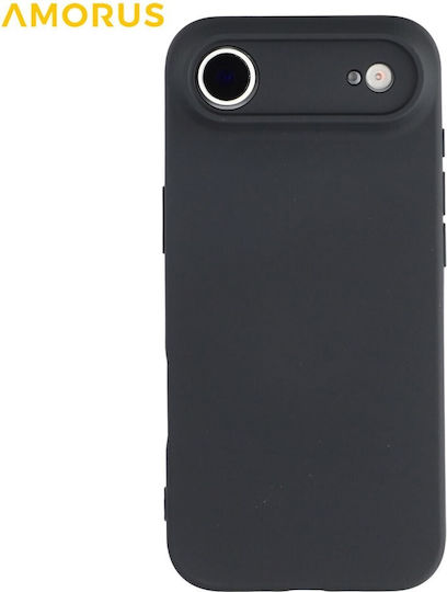 Amorus Back Cover Σιλικόνης Μαύρο (iPhone Air)