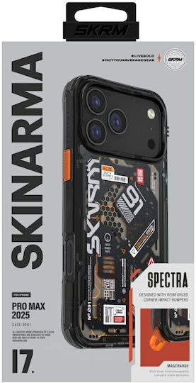 Skinarma Umschlag Rückseite Kunststoff Schwarz (iPhone 17 Pro Max)