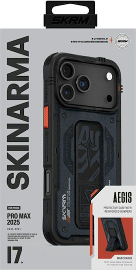 Skinarma Umschlag Rückseite Kunststoff Blau (iPhone 17 Pro Max)