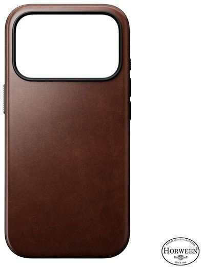 Nomad 360 Full Cover Δερμάτινο / Σιλικόνης 0.85mm με Λουράκι Καφέ (iPhone 17 Pro Max)