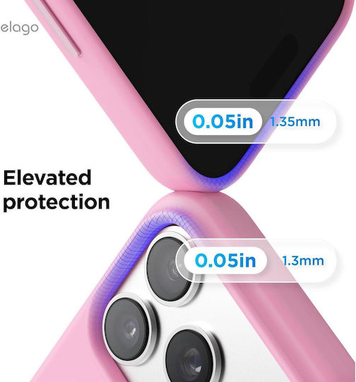 Elago Back Cover Σιλικόνης / Πλαστικό Ροζ (iPhone 17 Pro)