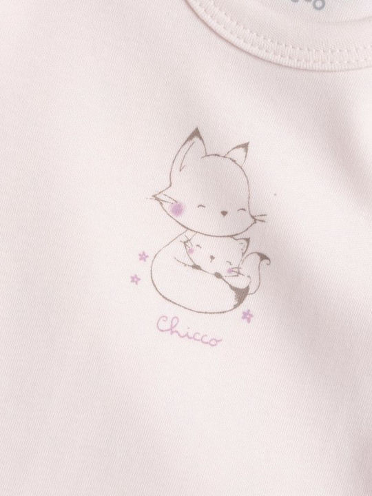 Chicco Baby-Body Rosa Weiß
