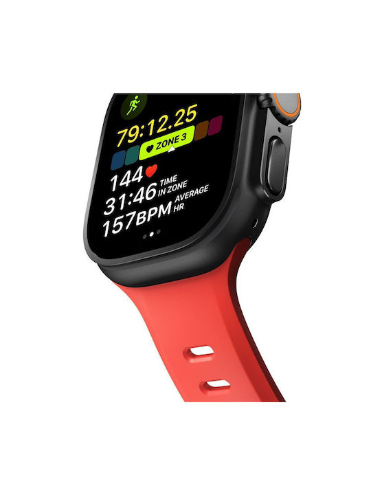 Nomad Curea De Silicon Cu Pin Bej Galaxy Watch Ultra / Ultra 2 Apple Watch 44/45/46mm/Ultra 49mm Amazfit Pace