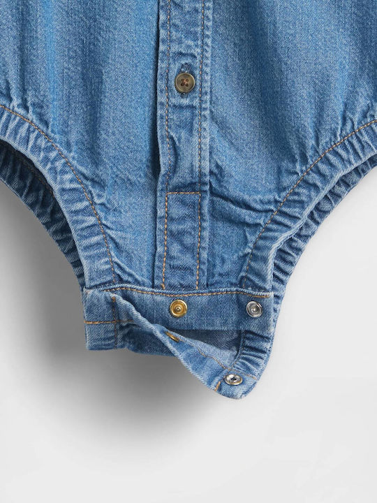 GAP Babystrampler Langärmliges Dark Wash