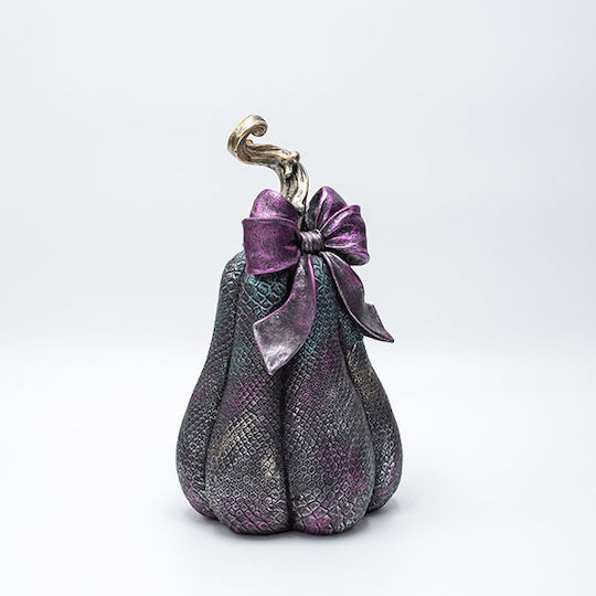 Eurolamp Christmas Plastic Figure Pumpkin Purple Height 26cm