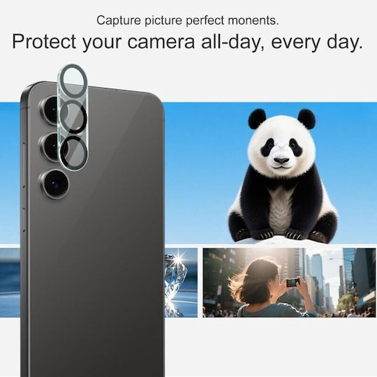 Imak Camera Protection Tempered Glass Black for the Samsung Galaxy S25 FE 5G