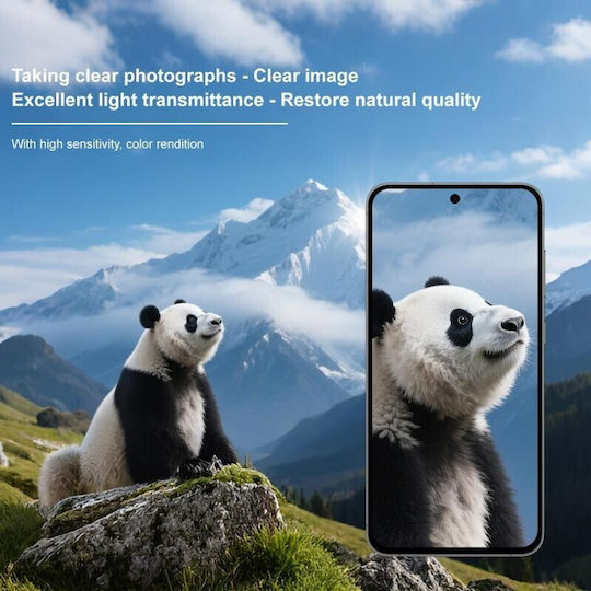 Imak Camera Protection Tempered Glass Black for the Samsung Galaxy S25 FE 5G