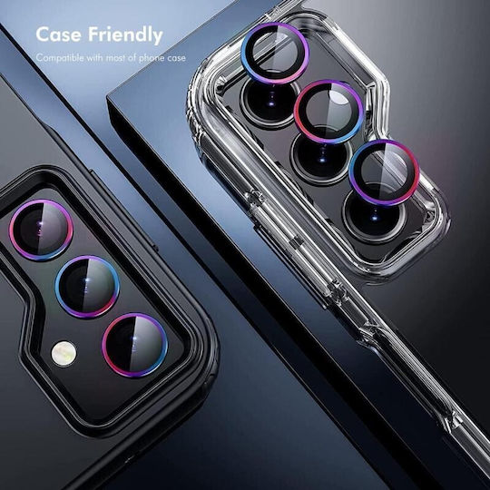 Enkay Camera Protection Tempered Glass Black for the Samsung Galaxy S25 FE 5G