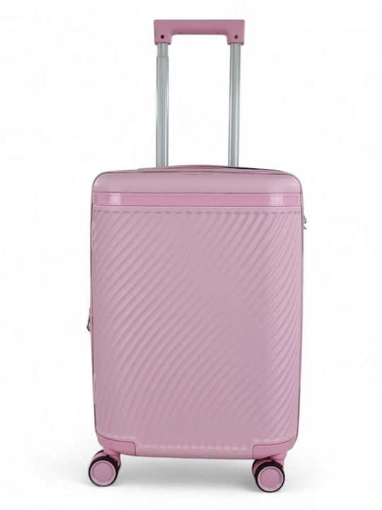 Forecast Cabin Hard Pink Suitcase With 4 Wheels Height 52cm