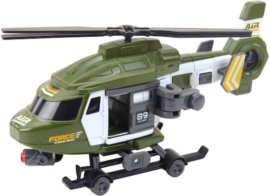 Militär Hubschrauber Haken Tragegestell Lichter Geräusche Khaki 1:16 Lean Toys