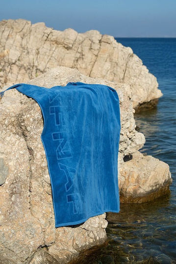 Naf Naf Πετσέτα Θαλάσσης Μπλε 170x90εκ.