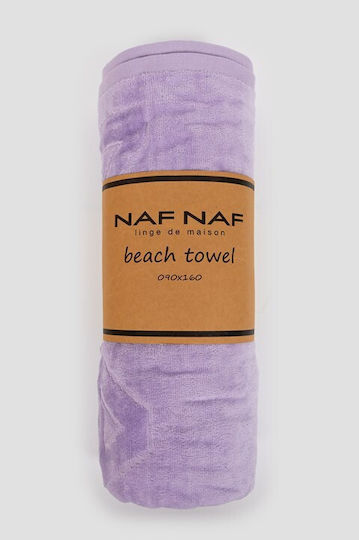 Naf Naf Beach Towel Lilac 160x90cm.